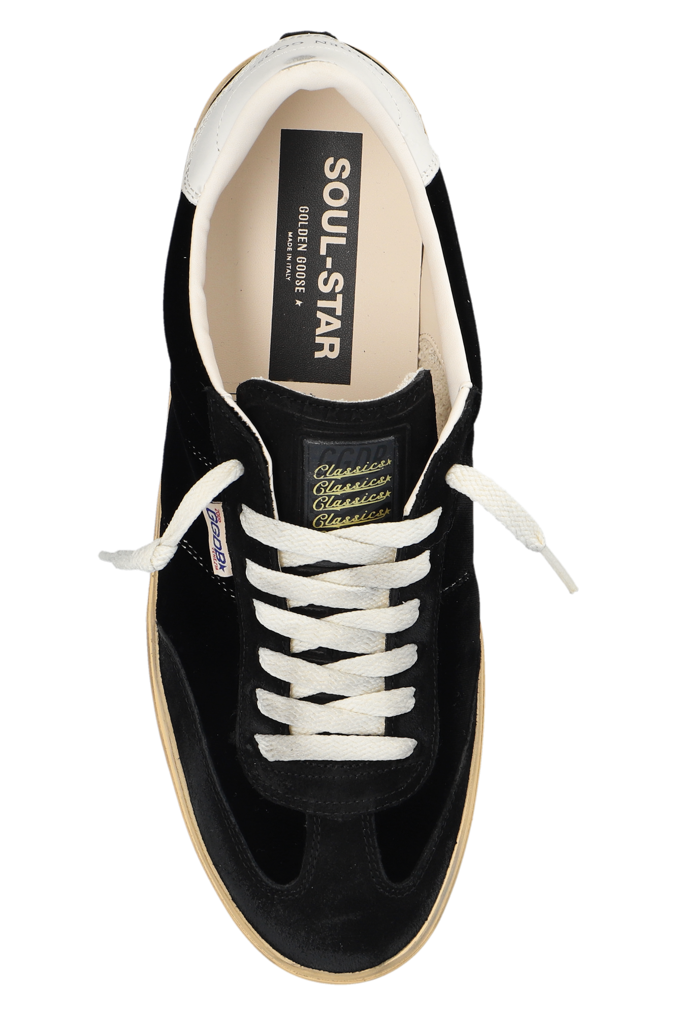 スニーカー GOLDEN GOOSE Men Sneakers GMF00464 BLACK Buy Golden Goose Soul-Star 'Black Milk' - GMF00464 F005055